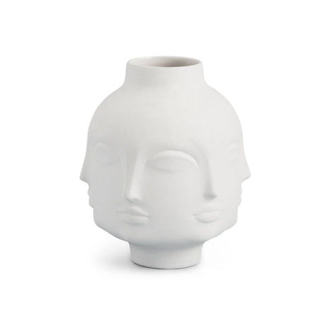   Unglazed Porcelain Face Vase | Oroa.com