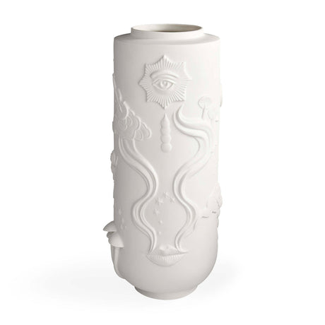   Carved Matte Porcelain Vase | Oroa.com