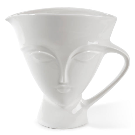   Glossy Porcelain Face Pitcher | Oroa.com