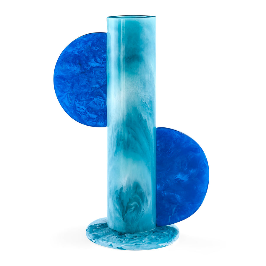   Marbleized Cylinder Vase | Oroa.com