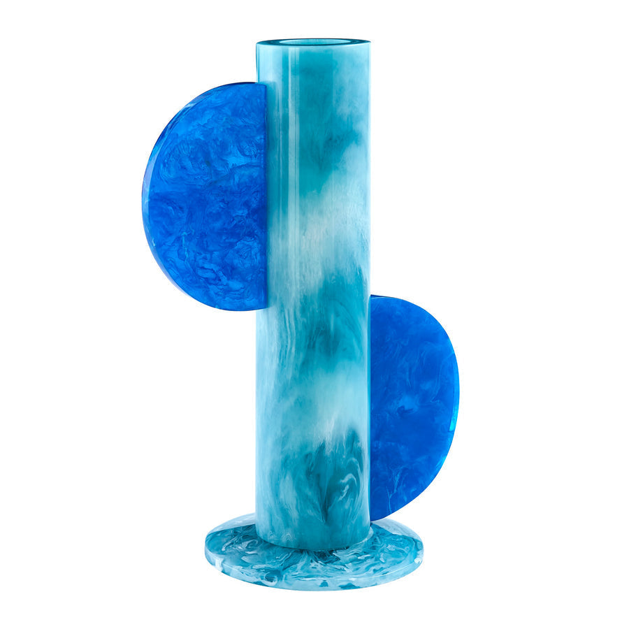   Marbleized Cylinder Vase | Oroa.com