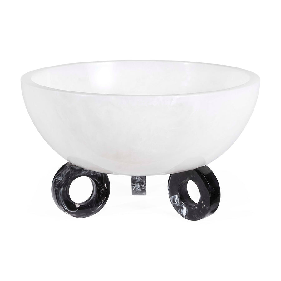   Marbleized White Bowl | Oroa.com