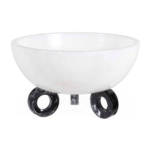   Marbleized White Bowl | Oroa.com