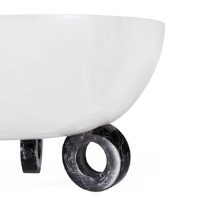   Marbleized White Bowl | Oroa.com