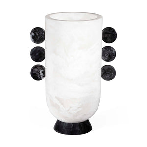   Marbleized White Urn | Oroa.com