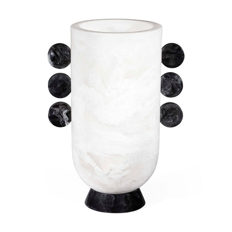   Marbleized White Urn | Oroa.com