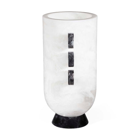   Marbleized White Urn | Oroa.com