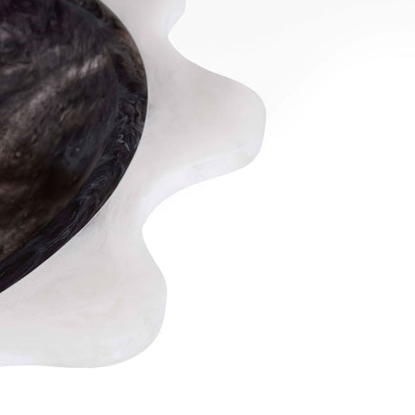   Ripple-Rimmed Marbleized Bowl | Oroa.com