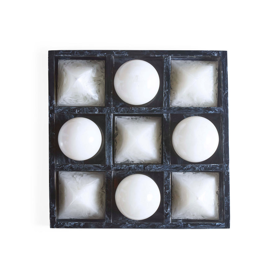   Black & White Tic-Tac-Toe Set | Oroa.com