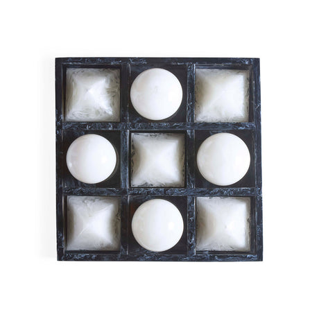   Black & White Tic-Tac-Toe Set | Oroa.com