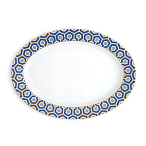   Hexagon Pattern Porcelain Serving Platter | Oroa.com
