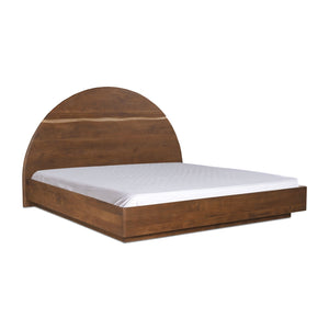   Modern European furniture - Arched Acacia Wood Bed - www.oroa.com | Oroa.com
