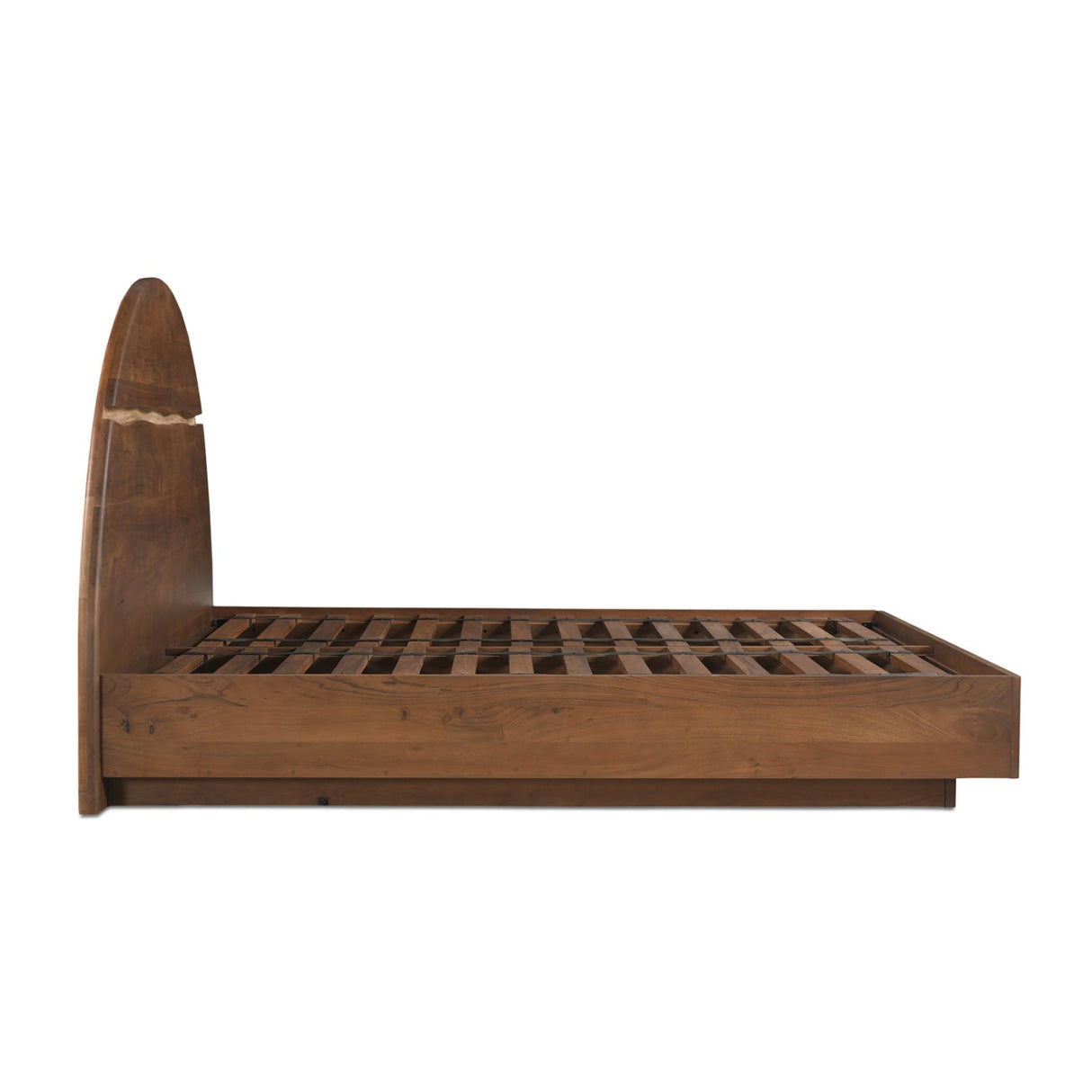   Modern European furniture - Arched Acacia Wood Bed - www.oroa.com | Oroa.com