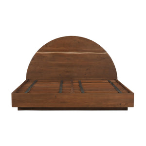   Modern European furniture - Arched Acacia Wood Bed - www.oroa.com | Oroa.com