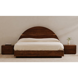   Modern European furniture - Arched Acacia Wood Bed - www.oroa.com | Oroa.com