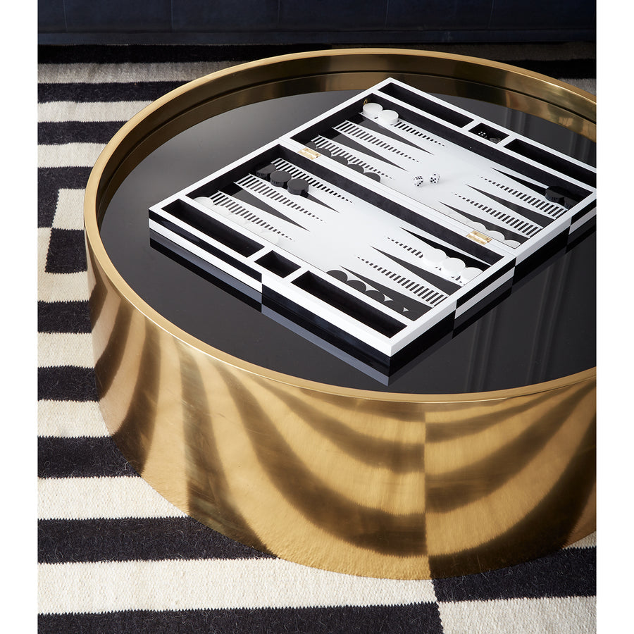   Black & White Backgammon Set | Oroa.com