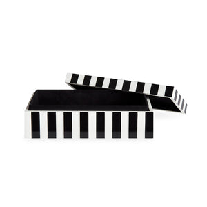   Black & White Lacquer Box S | Oroa.com