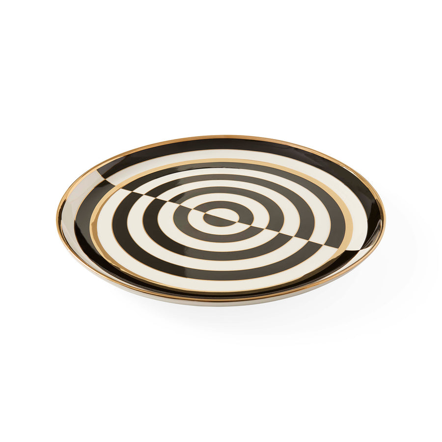   Porcelain Round Serving Tray | Oroa.com