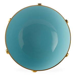   Blue Interior Brass Bowl S | Oroa.com