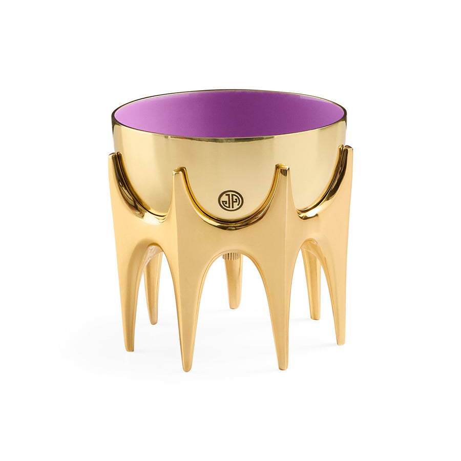   Lavender Interior Brass Bowl | Oroa.com