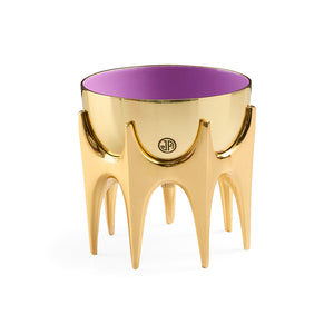   Lavender Interior Brass Bowl | Oroa.com