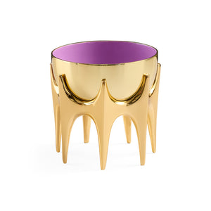   Lavender Interior Brass Bowl | Oroa.com