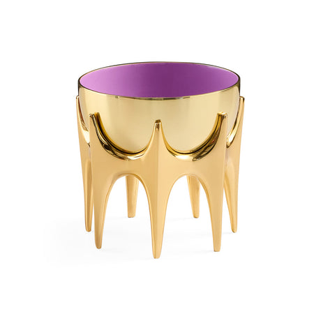   Lavender Interior Brass Bowl | Oroa.com