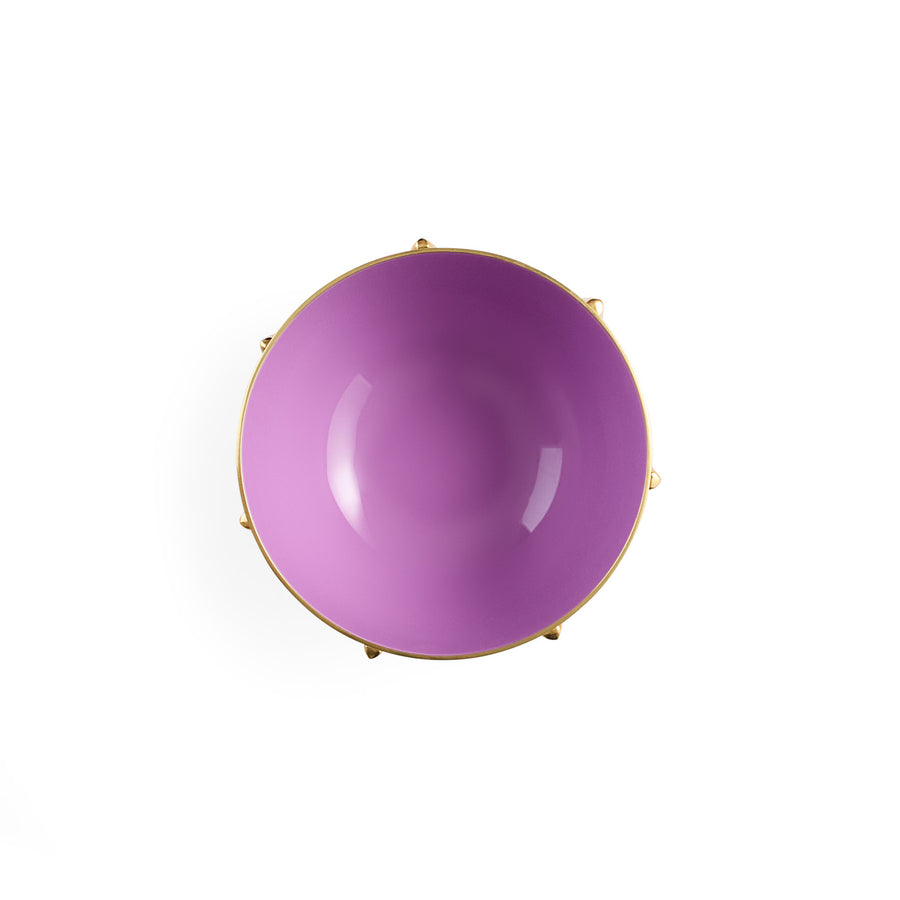   Lavender Interior Brass Bowl | Oroa.com