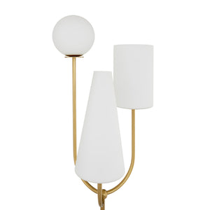   Milk Glass Shades Floor Lamp | Oroa.com