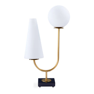   Milk Glass Shades Table Lamp | Oroa.com