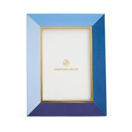   Blue Leather Photo Frame | Oroa.com