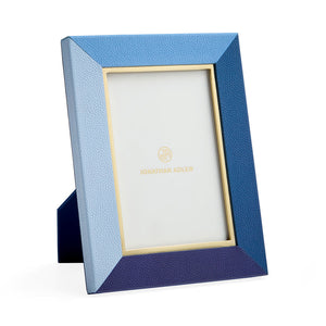   Blue Leather Photo Frame | Oroa.com