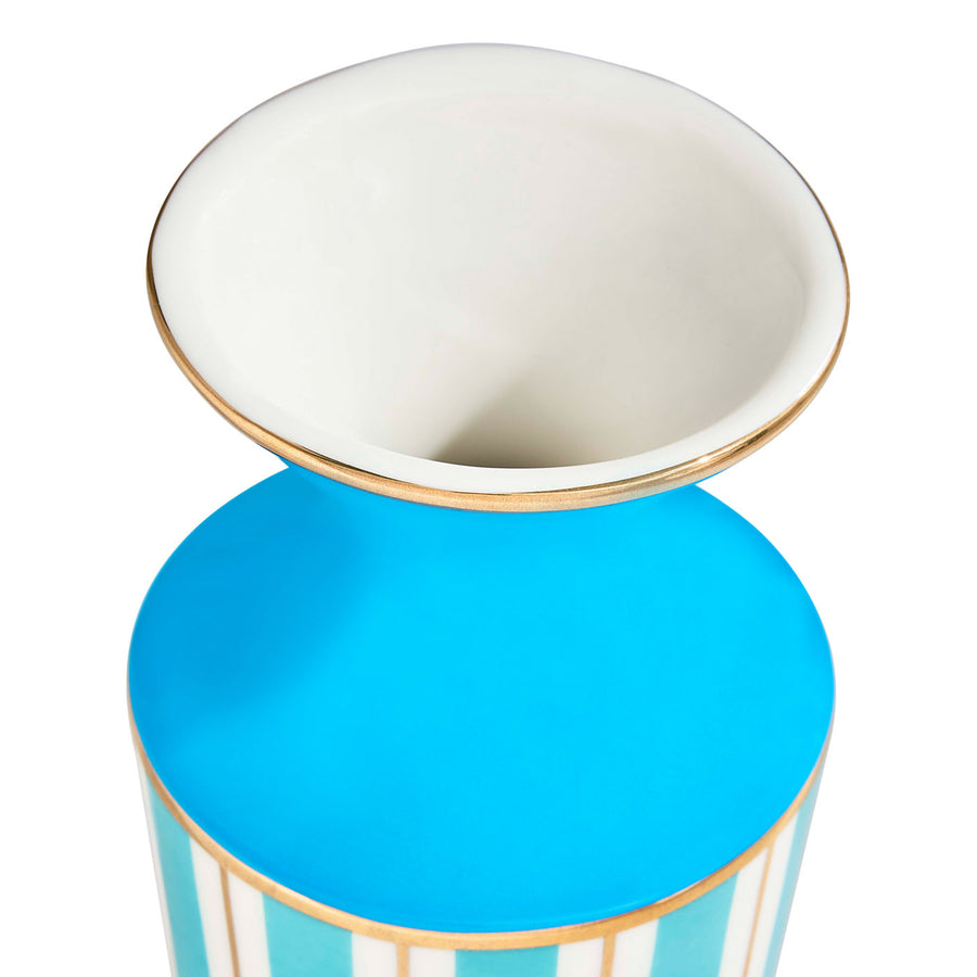   Blue Stripes Porcelain Vase | Oroa.com