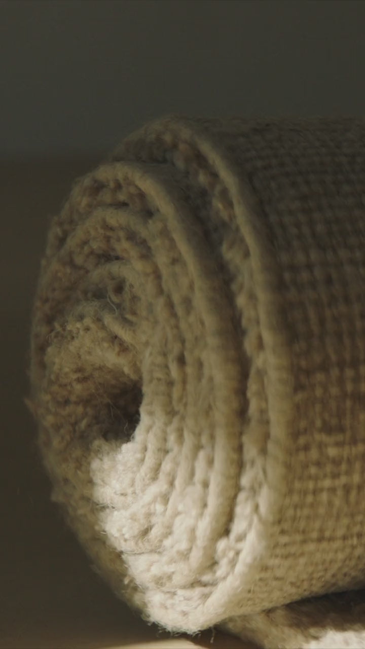 Cream Wool Area Rug | Ethnicraft Dunes | Oroa.com