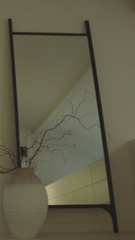   Brown Mahogany Floor Mirror | Oroa.com