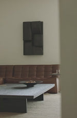   Brown Leather Modular Sofa | Oroa.com