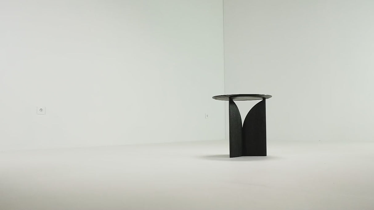   Black Teak Side Table | Oroa.com
