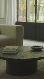   Metallic Oval Coffee Table | Oroa.com