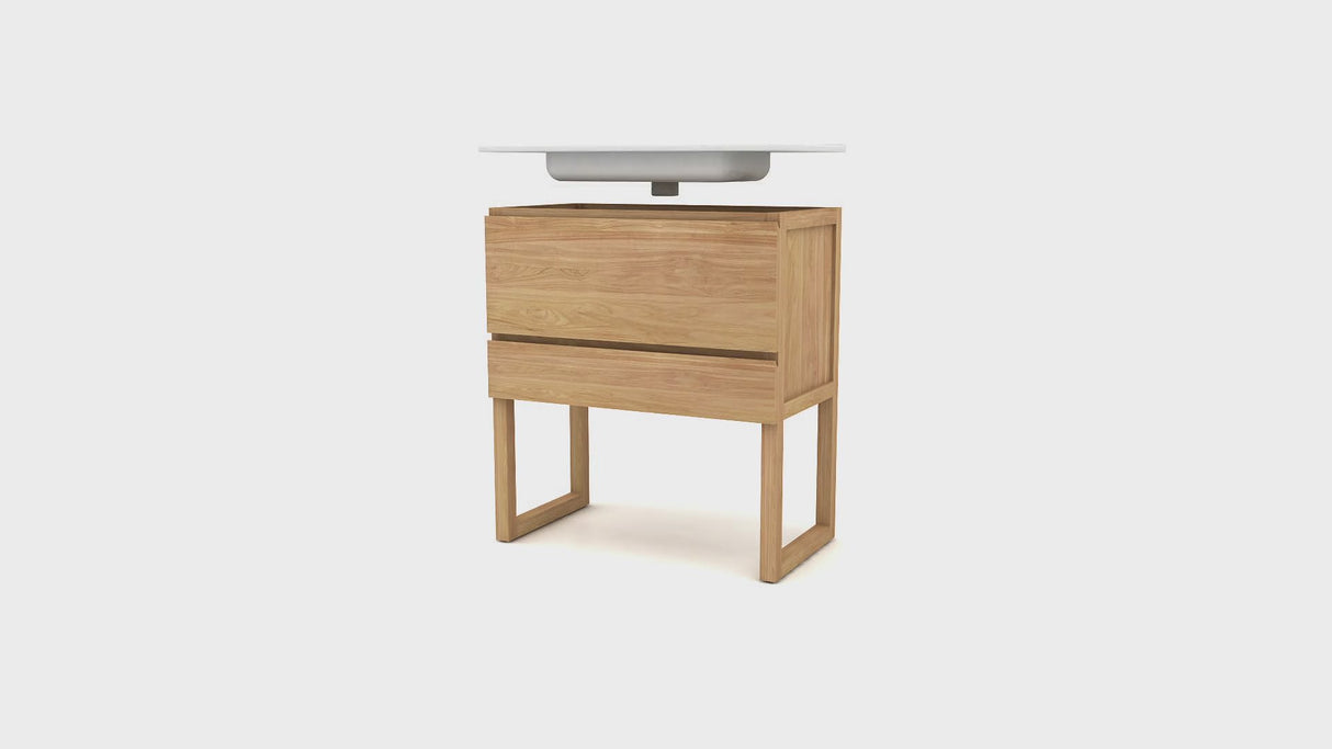   Ceramic Sink Bathroom Cabinet | Oroa.com