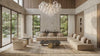 OROA Shop the Look inside a curated luxury home, moving through living, dining, bedroom, and outdoor lounge spaces styled with designer furniture.