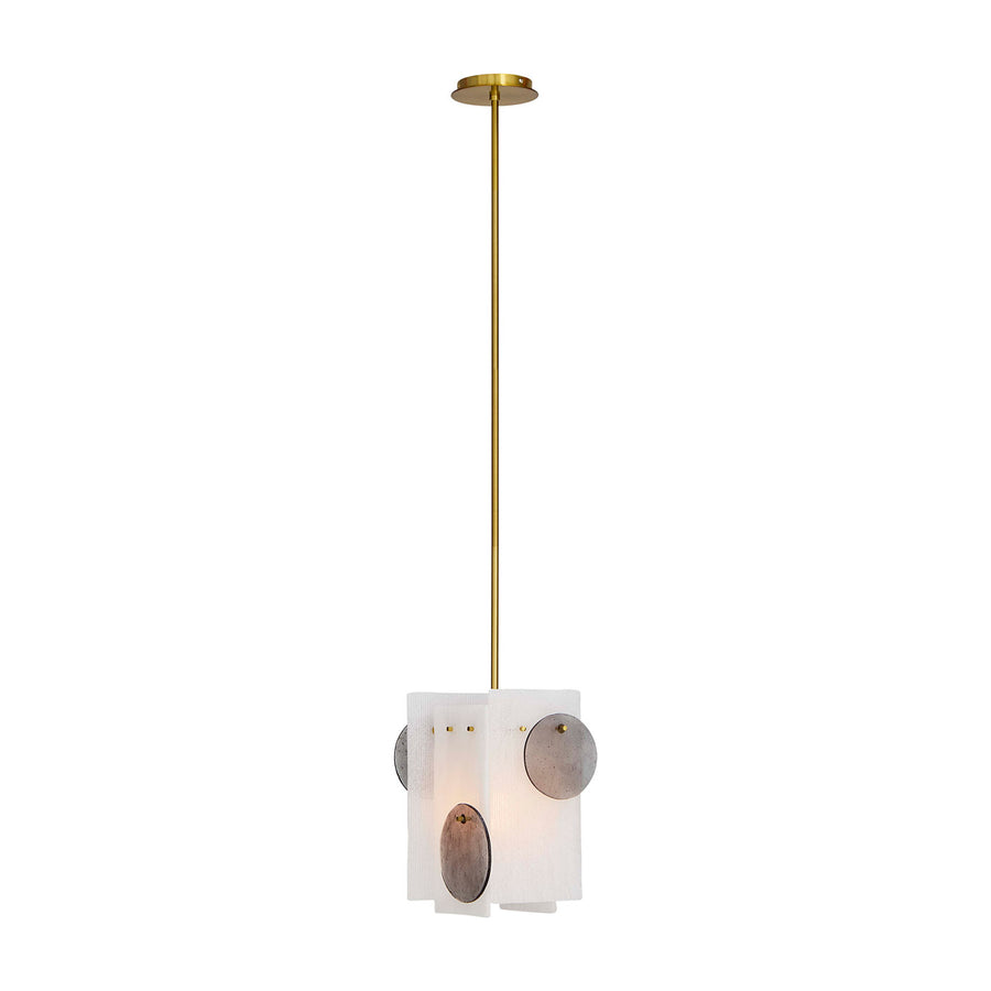   Opaque Ribbed Glass Pendant Lamp | Oroa.com