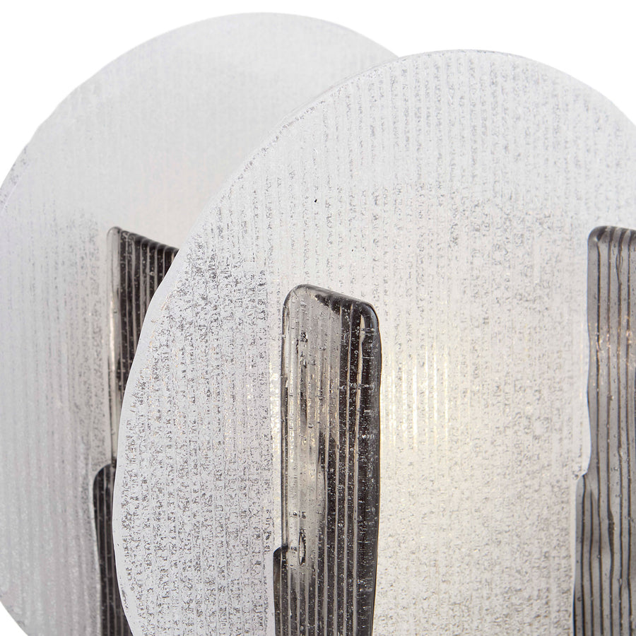   Round Ribbed Glass Table Lamp | Oroa.com