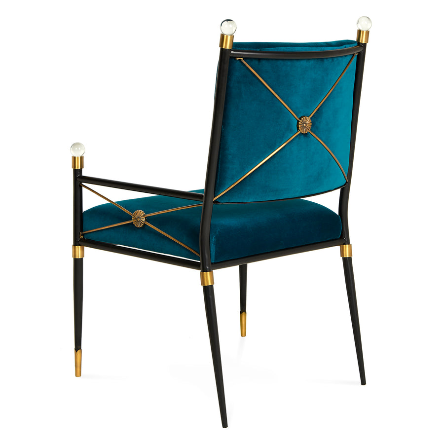   Velvet Accent Armchair | Oroa.com