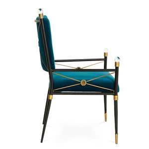   Velvet Accent Armchair | Oroa.com