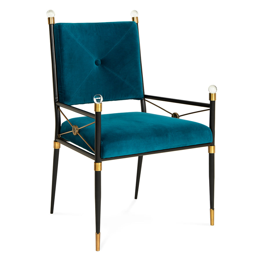   Velvet Accent Armchair | Oroa.com