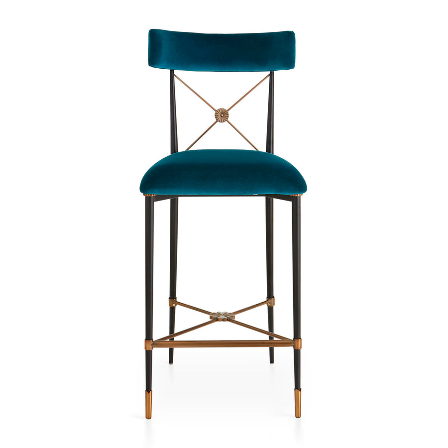   Velvet Counter Stool | Oroa.com