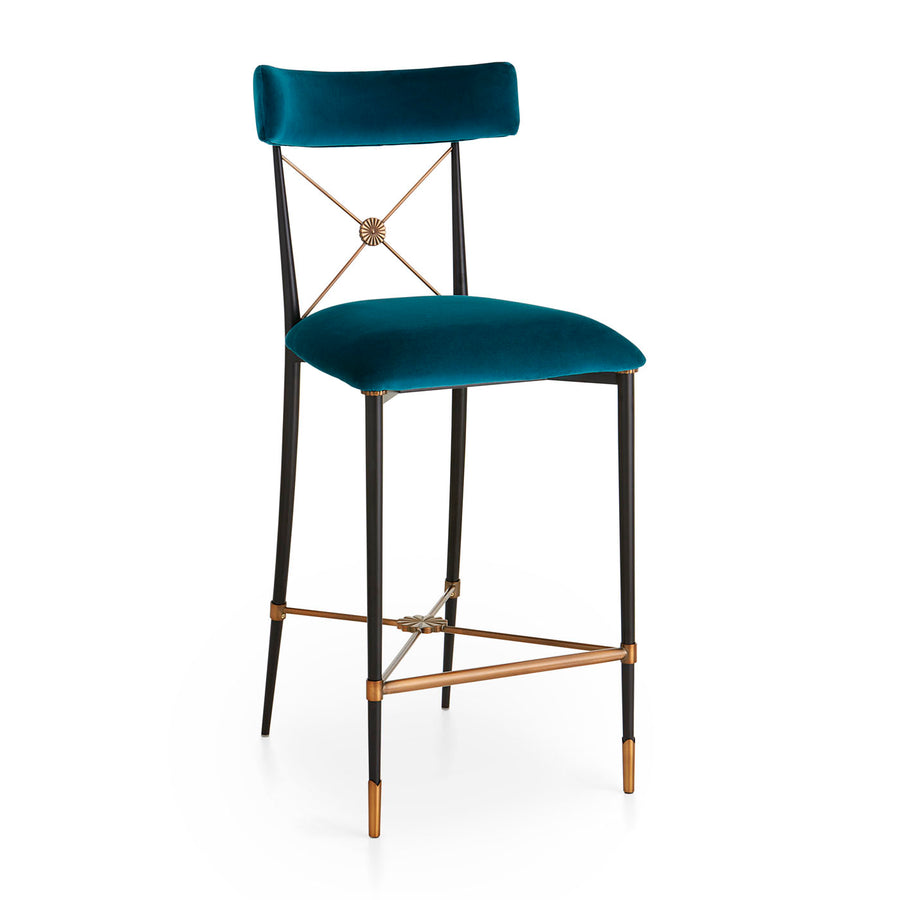   Velvet Counter Stool | Oroa.com