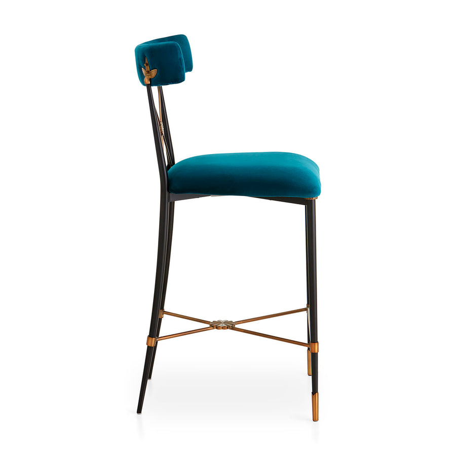   Velvet Counter Stool | Oroa.com