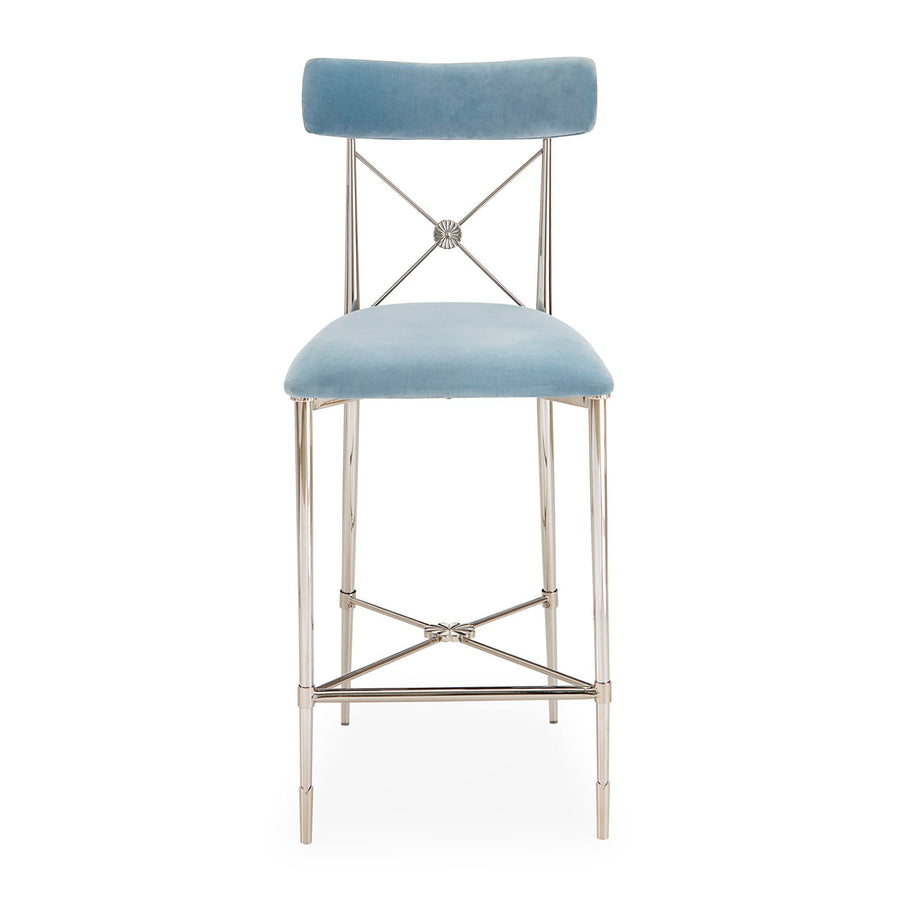   Velvet Counter Stool | Oroa.com