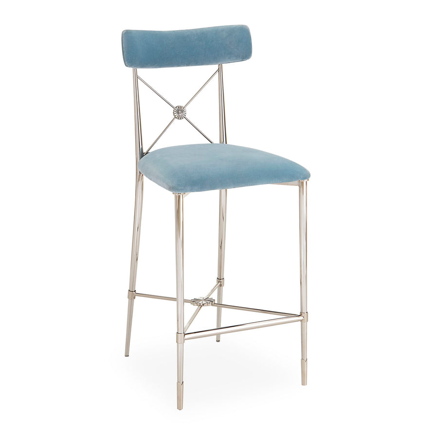   Velvet Counter Stool | Oroa.com
